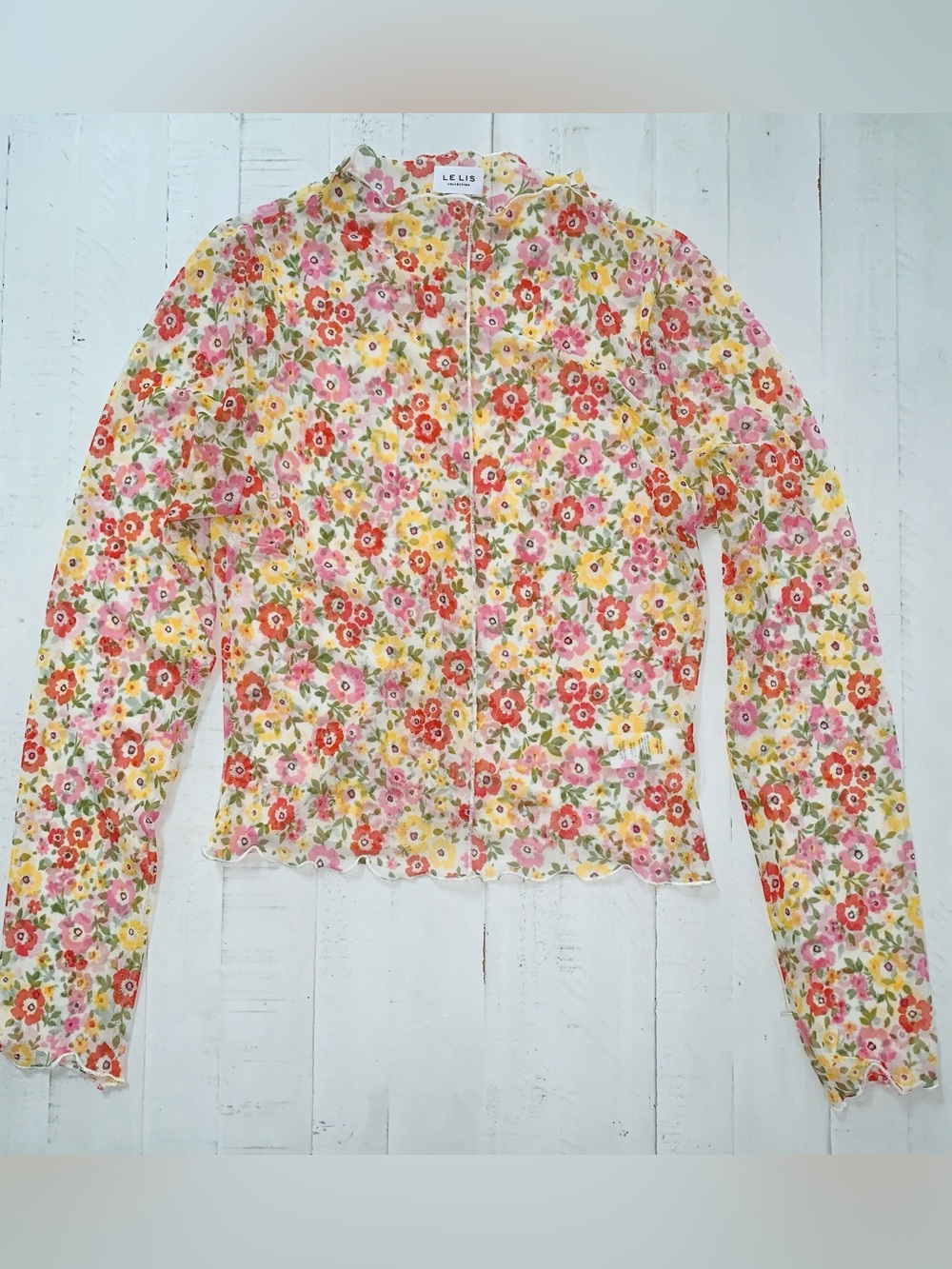Le Lis Floral Sheer Top from Vici Super